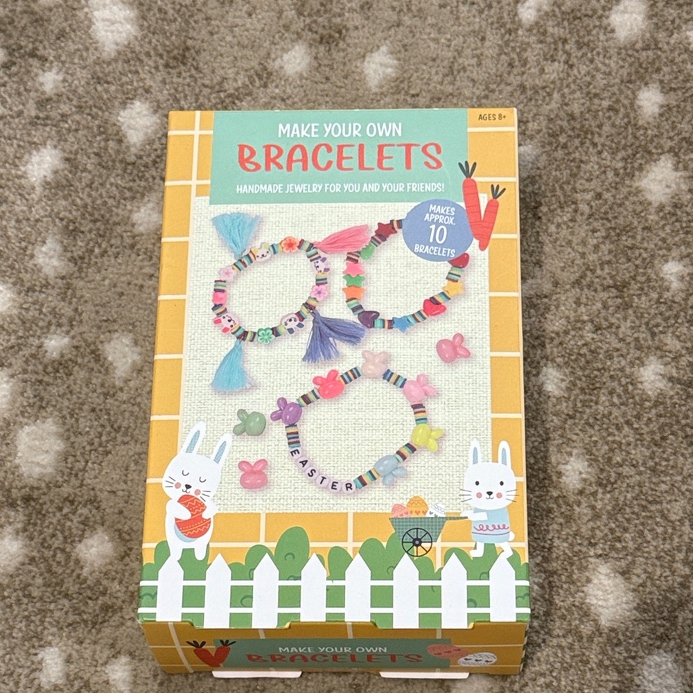 Make Your Own Bracelets Craft Kit - Pastel Multicolor